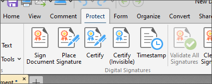 PDF-XChange Co Ltd :: Knowledge Base :: What is the difference between  Place Signature, Sign Document and Certify in PDF?