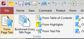 Generate Bookmarks from Page Text