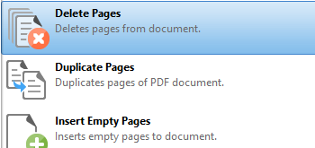 Delete Pages