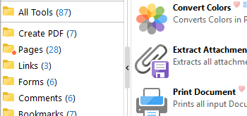 Utilize Eighty-Seven Default Tools