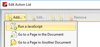 Add JavaScript to Documents