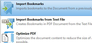 Import Bookmarks