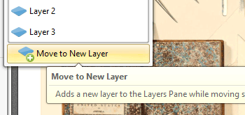 Move Content Items to a Selected Layer