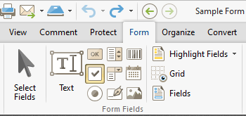Add Check Box Fields to Documents