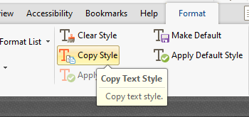 Right-to-Left Support for the Copy Text Style Feature