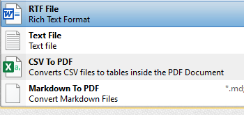 Convert RTF Files to PDF