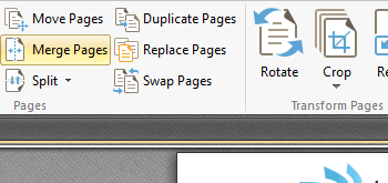 Merge Document Pages