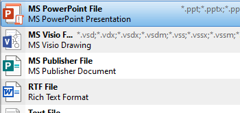 Convert MS PowerPoint Documents to PDF