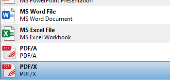 Convert PDF Files to PDF/X Format