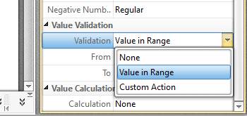 Use Forms to Validate Values