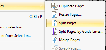 Split Document Pages
