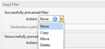Set Options for Source Files After Tools Run