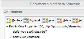 Edit Document Metadata via the Advanced Metadata Dialog Box