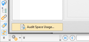 'Audit Space Usage' Command Added to the UI