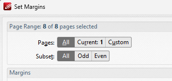 Set Margins on Document Pages