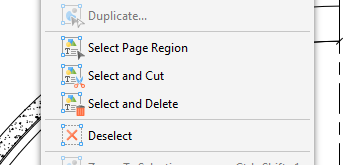 Select Page Region Tool