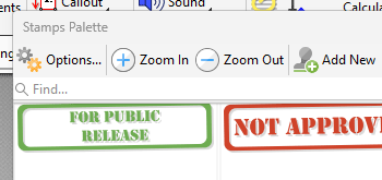 Modify Dynamic Stamps in the Stamps Palette